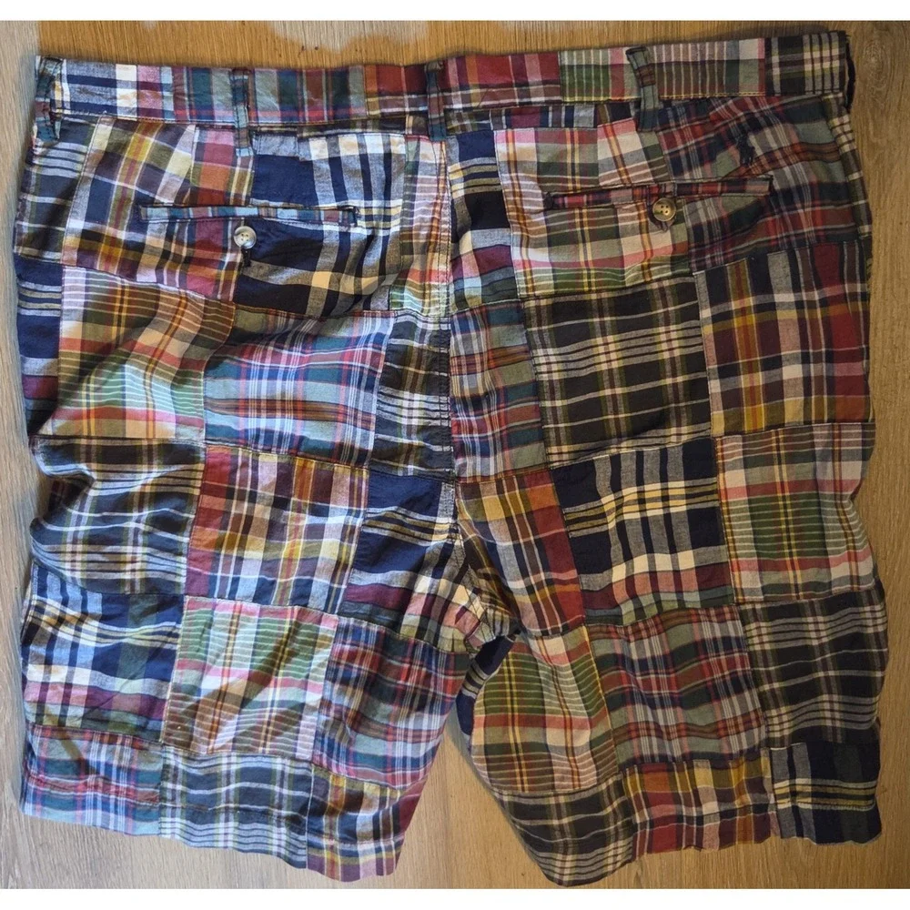 VTG POLO Ralph Lauren Madras Patchwork Classic Fit 9
